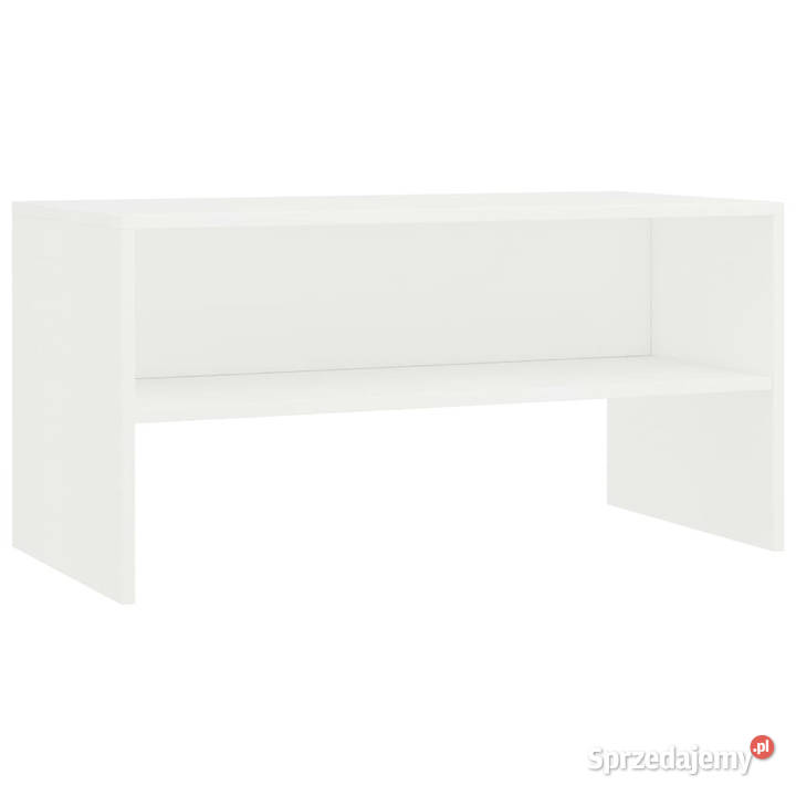 Szafka pod TV biała 80x40x40 materiał