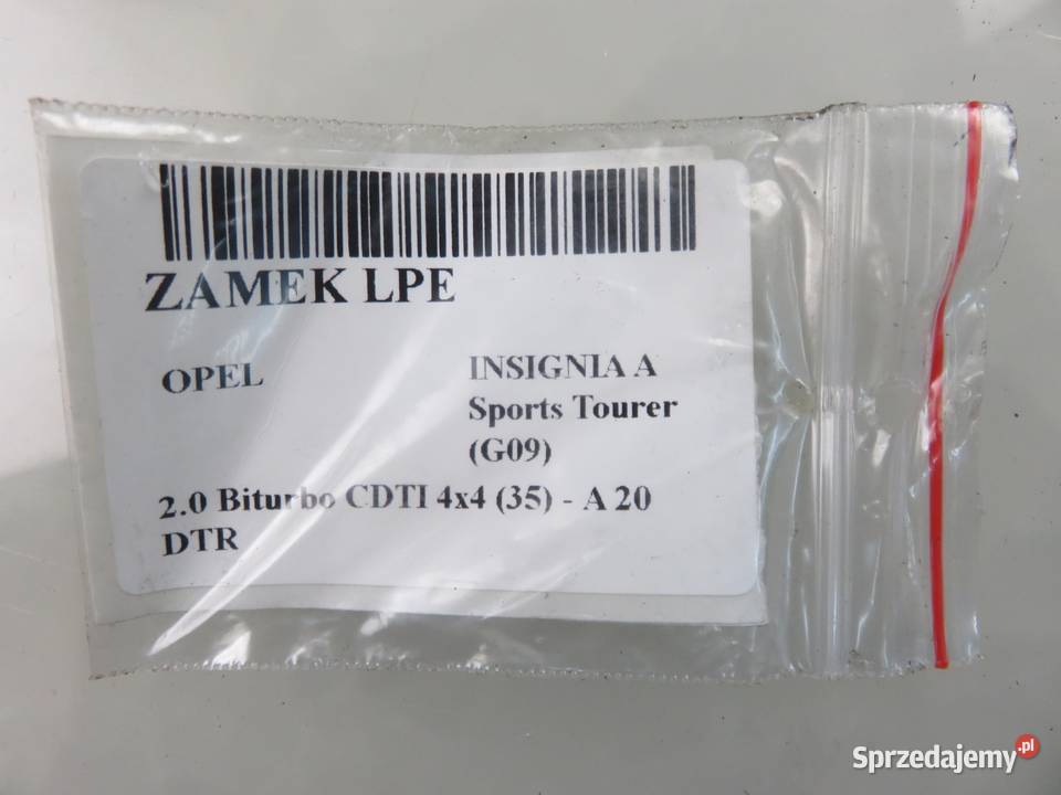 ZAMEK LEWY PRZEDNI OPEL INSIGNIA A