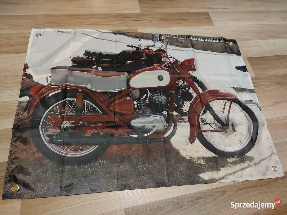 Baner plakat mz TS 125150250 es etz trophy Gadgety motoryzacyjne Gniezno sprzedam