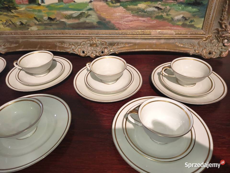 Filiżanki Alka porcelana Porcelana i szkło łódzkie Pajęczno sprzedam