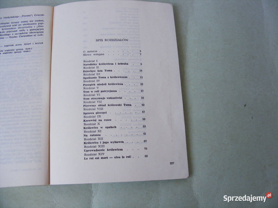 Przygody Tomka Sawyera Królewicz i żebrak Mark Książki i Podręczniki Oborniki Śląskie sprzedam