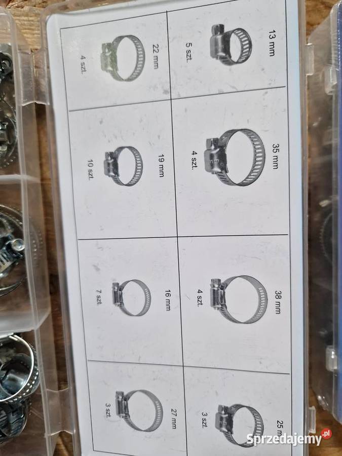 OPASKI ZACISKOWE ŚLIMAKOWE ZESTAW 40 1338 mm Głogowa