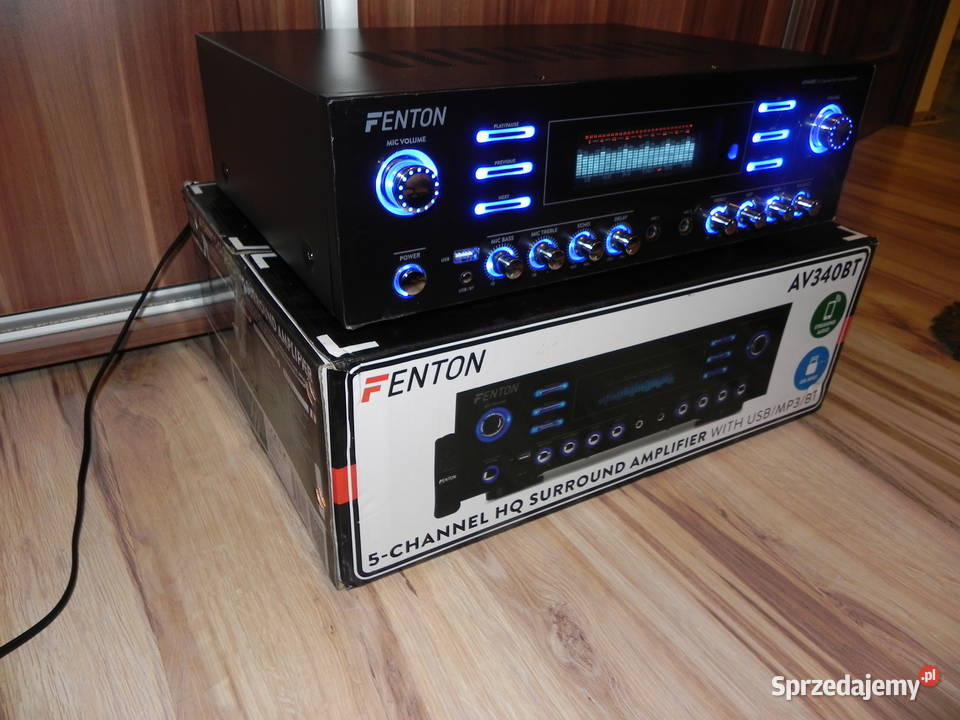Wzmacniacz Fenton AV340BT z Bluetooth USB i Wzmacniacze i pokrewne Olkusz