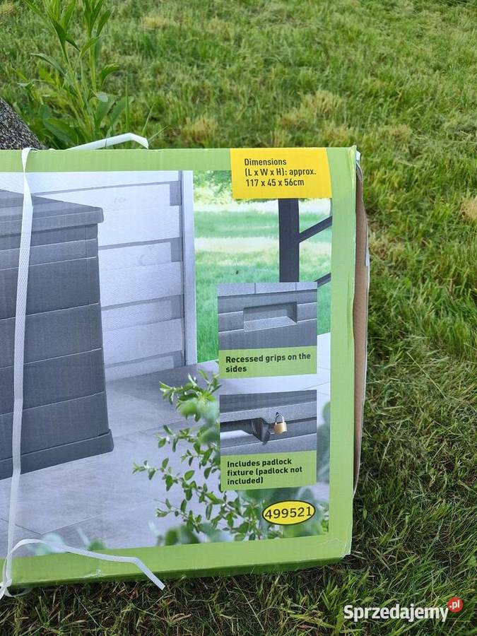 Skrzynia ogrodowa na działkę