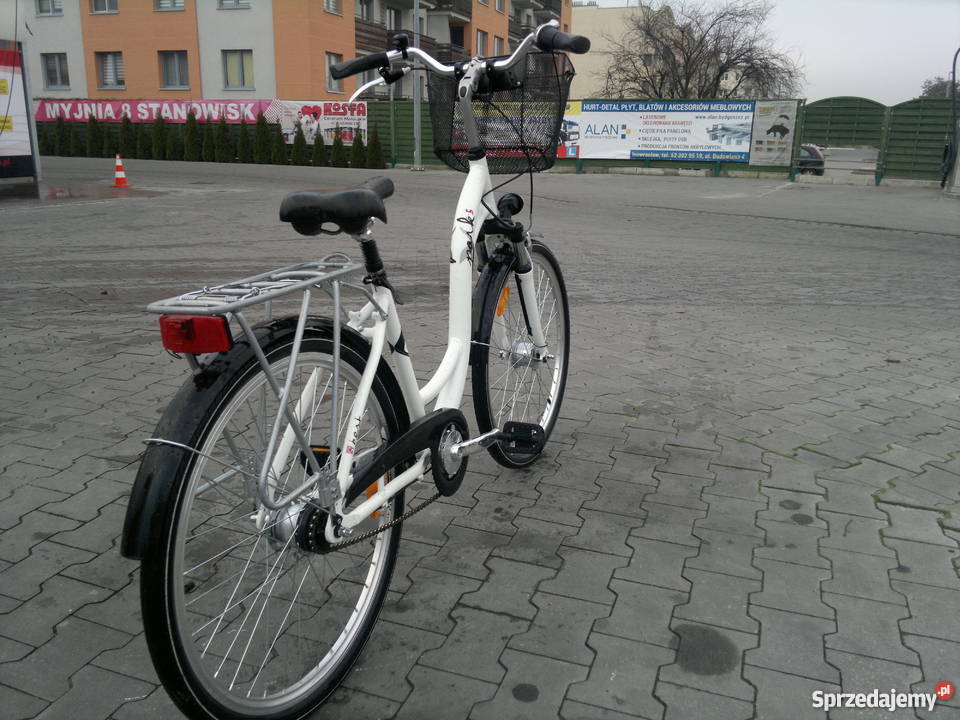 Rower Damski 26 BEST UP 7 Biały Inowrocław