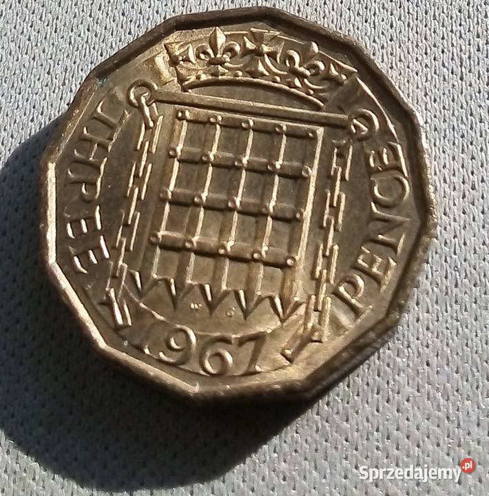 WIELKA BRYTANIATHREE PENCE1967 r Legionowo