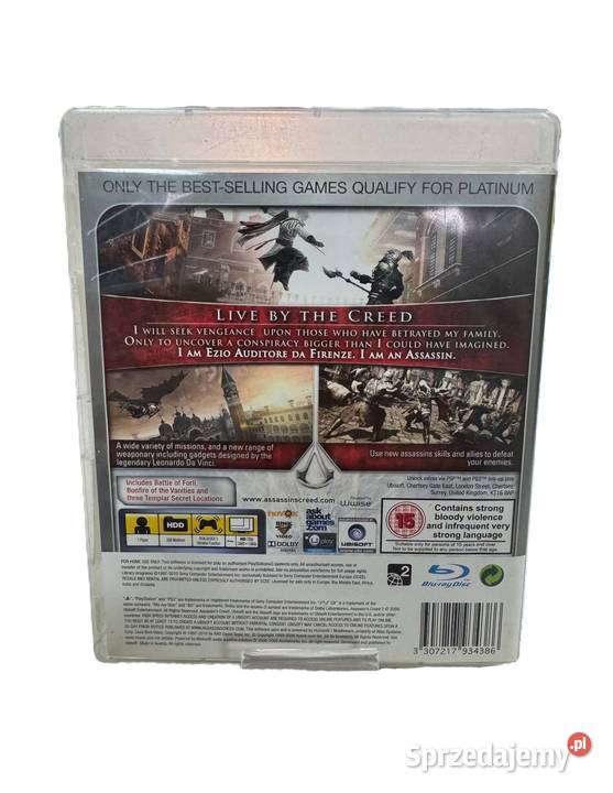 Gra Assasins Creed II 3 Elbląg sprzedam