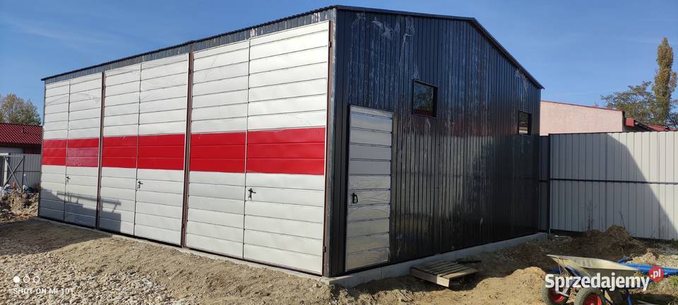 46 Garaż Blaszany GRAFITOWY MAGAZYN SKŁAD Wiaty Staszów