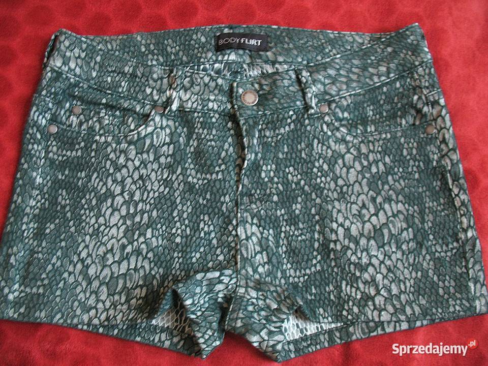 Szorty spodenki zieleń 38 M biodra 92 Body Flirt zielony mazowieckie Siedlce sprzedam