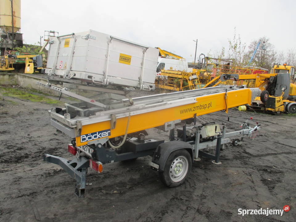 Winda towarowa drabina dekarska Bcker Junior wielkopolskie Pleszew