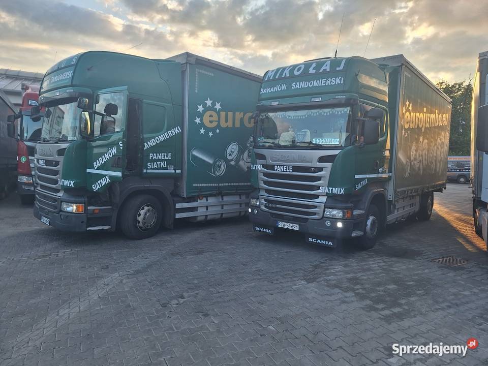 Scania R410 tandem zestaw 2016 4 sztuki 410KM podkarpackie Baranów Sandomierski