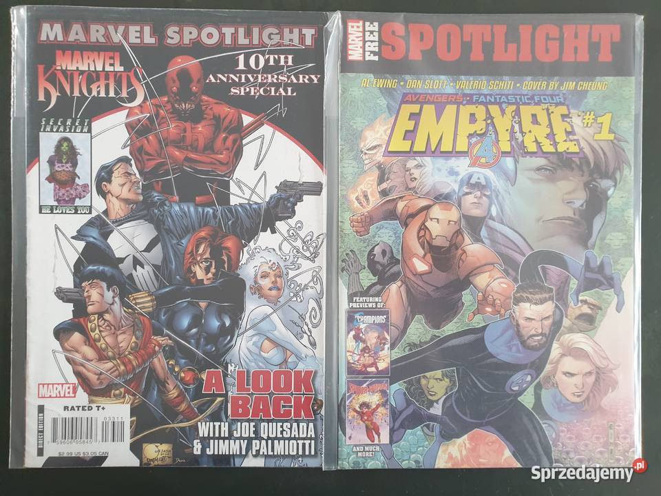 Zestaw 7 oryginalnych komiksów Marvel USA Amerykańskie Gdynia