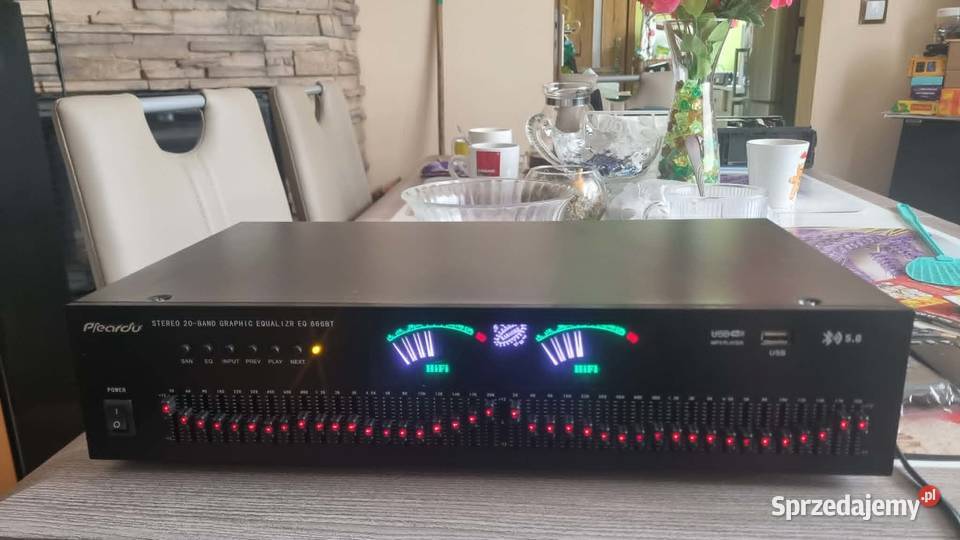 Korektor 40 pasm 2x20Band Bluetooth USB EQ 666BT Warta sprzedam