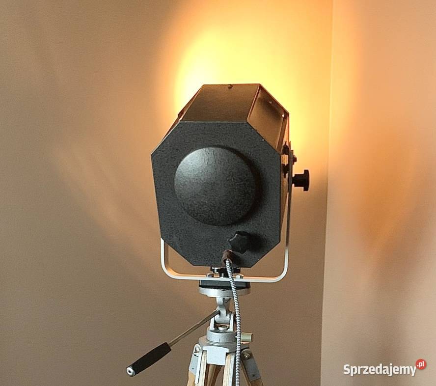 Lampa teatralna PRL Vintage loft Oświetlenie