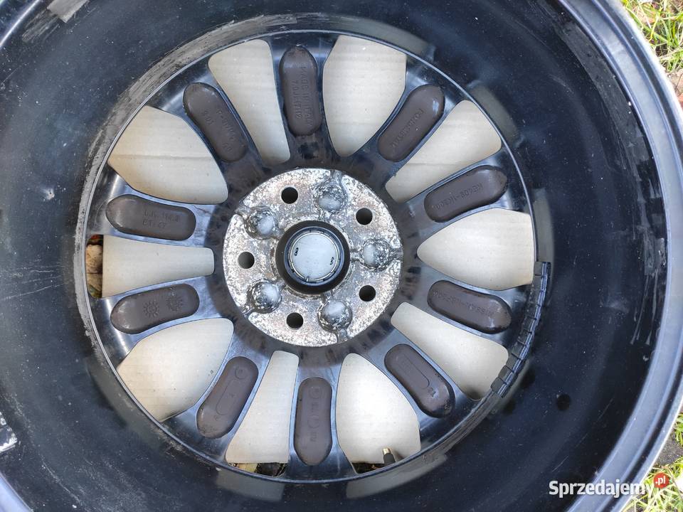 Oryginalne czarne alufelgi NISSAN Qashqai II Samochodowe Kielce