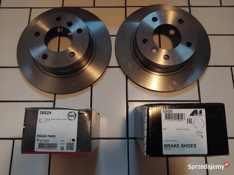 BMW e36 Nowy zestaw na tył Tarcze Klocki Szczęki osobowe wielkopolskie Ostroróg sprzedam