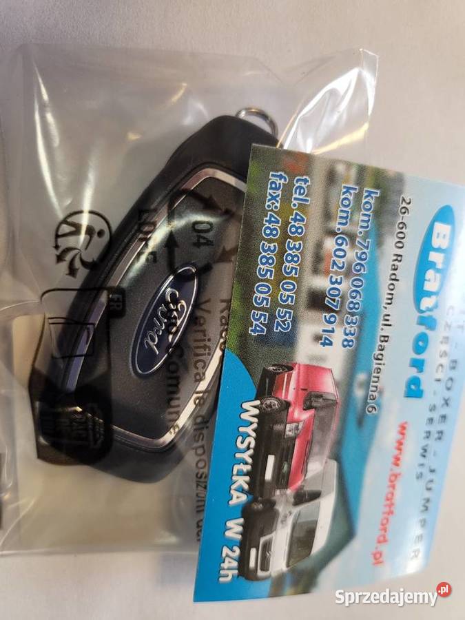 KLUCZ FORD 7S7T15K601EG 2520983 F1ET15K601AF osobowe Radom sprzedam