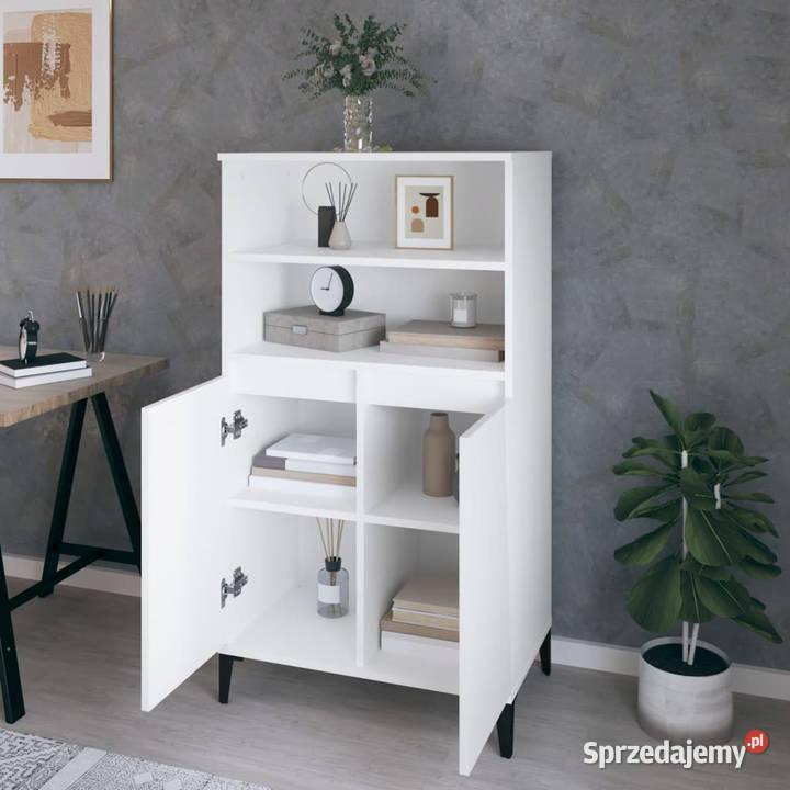 Wysoka szafka biały 60x36x110 WM821228 Warszawa
