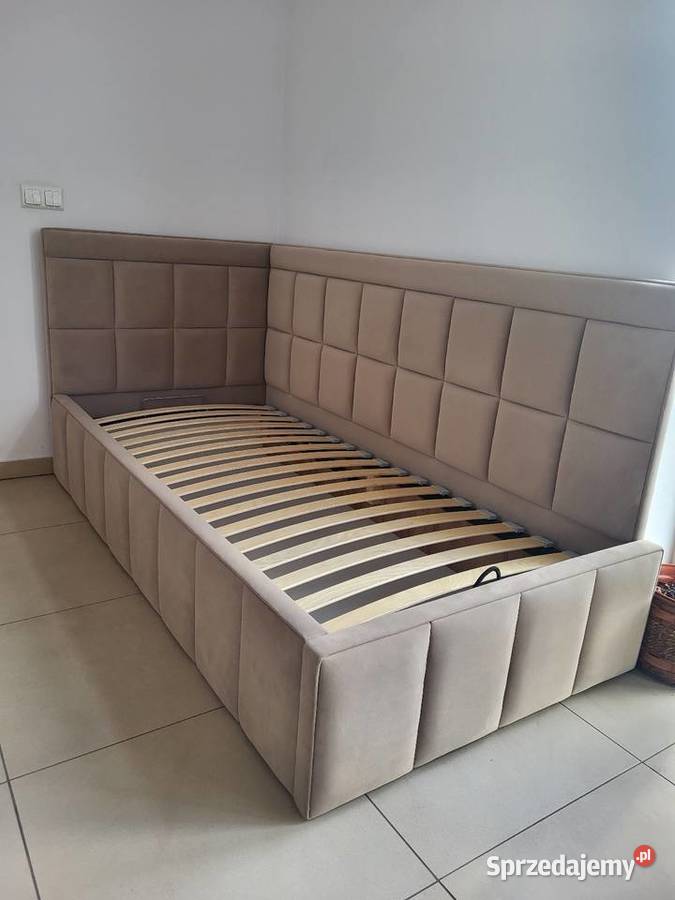 Łóżko Kwadrat 100x200 z pojemnikiem