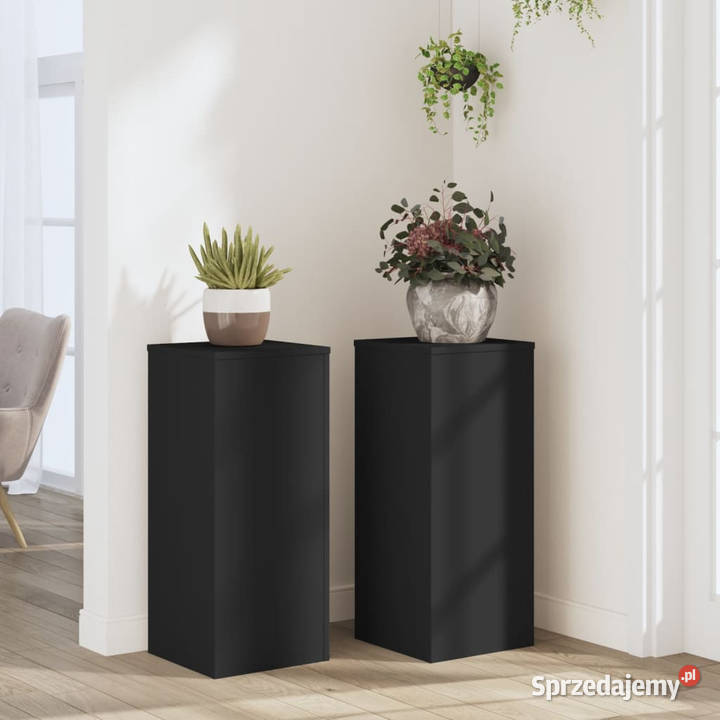 Podstawki pod doniczki 2 czarne 30x30x70 mazowieckie Warszawa