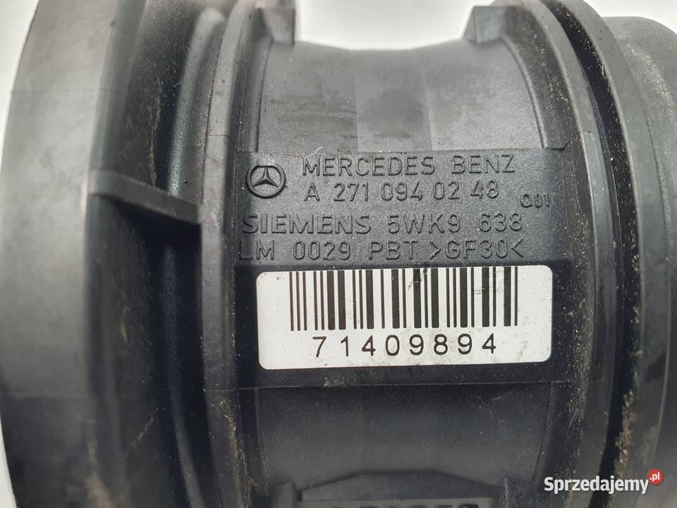 PRZEPŁYWOMIERZ Mercedes W203 W204 W211 CLK C209 Chełm