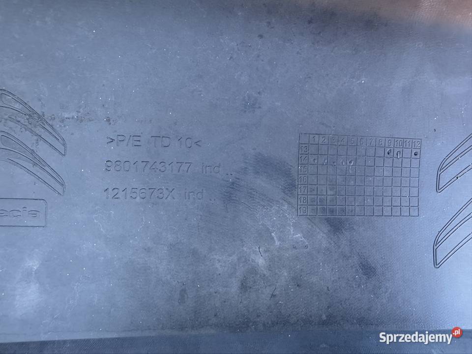 Spoiler dół zderzaka przód citroen c4 Cactus Rok produkcji 2014 Międzychód