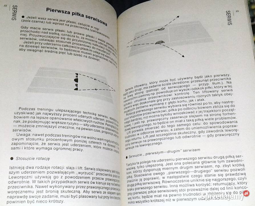 Tenis technika taktyka trening Georges Deniau Pozostałe Chełm