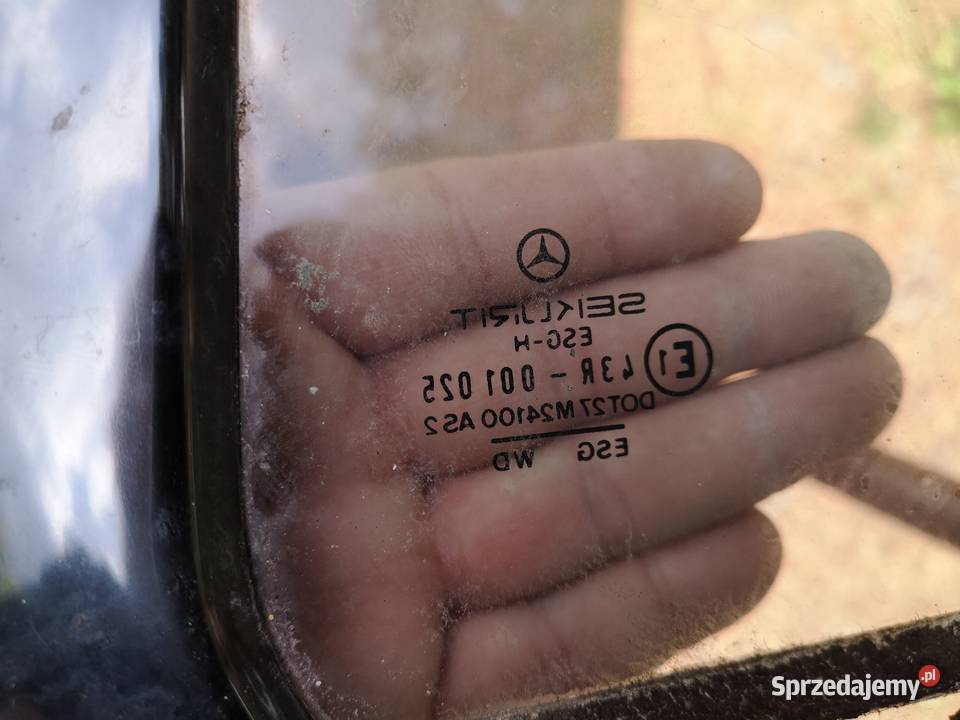 Mercedes 124 kabrio coupe szyby tylne boczne wielkopolskie Poznań