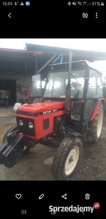 Ciągnik zetor 7211 sprzedam Boża Wola