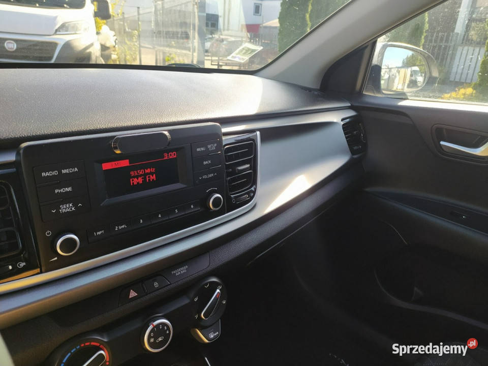 Kia Rio 10 100 5 DRZWI Niski przebieg tempomat Łódź