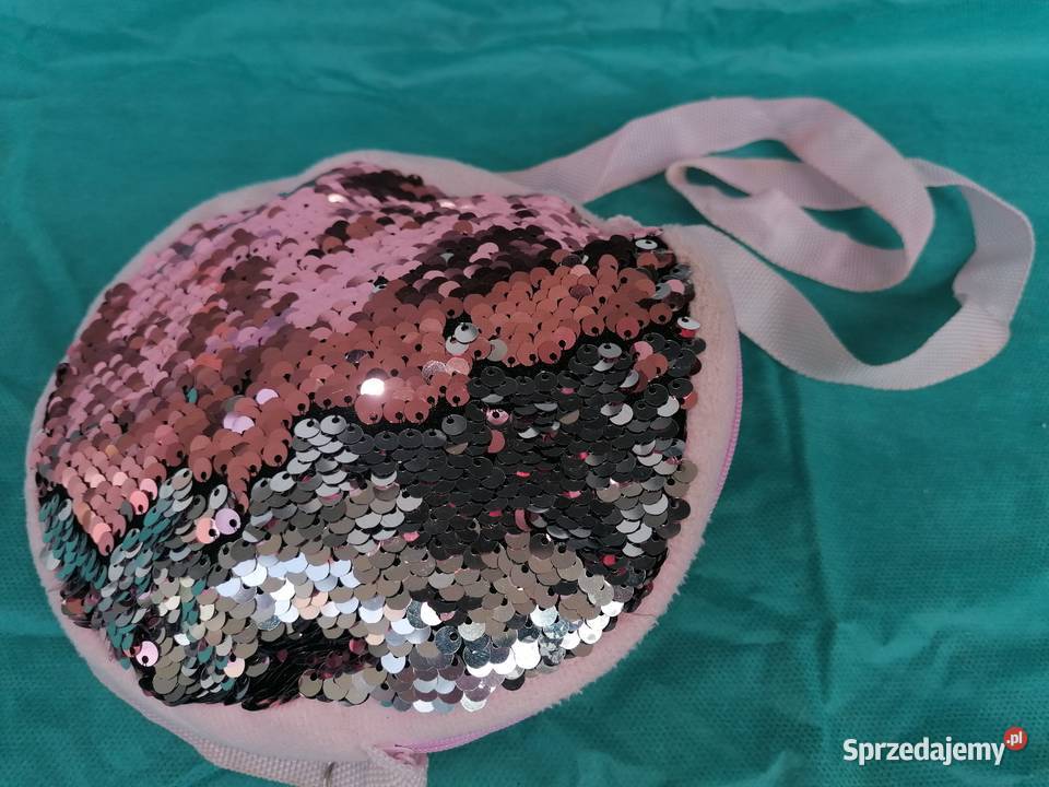 Torebka materiałowa z cekinami dziewczynki Łódź sprzedam
