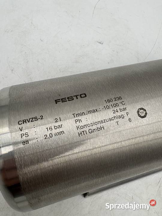 Festo CRVZS10 160237 Zbiornik ciśnieniowy Warszawa sprzedam
