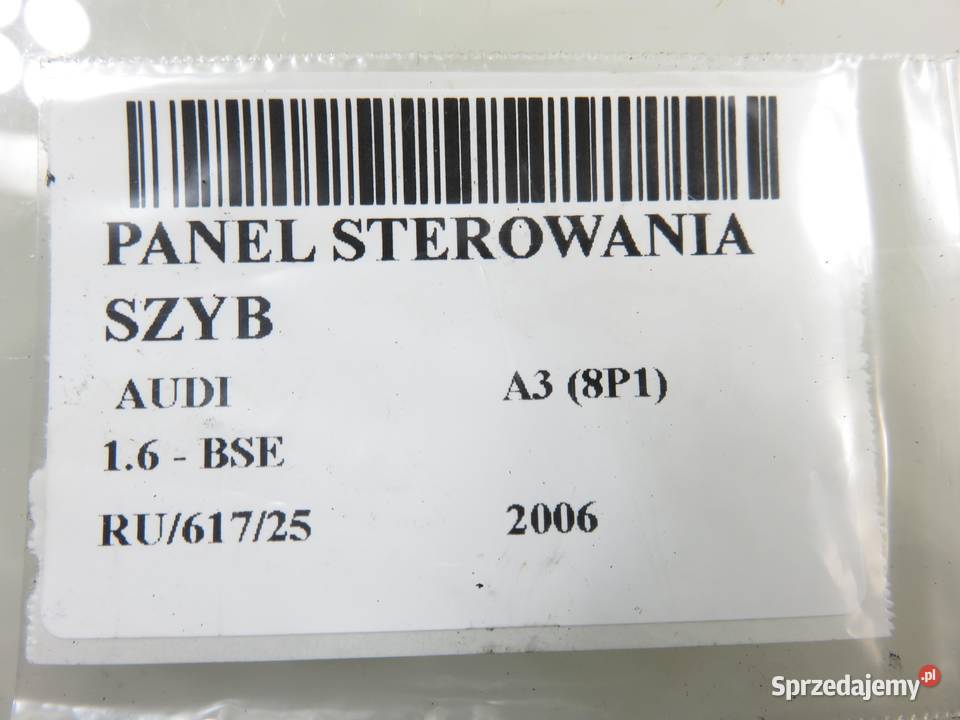 PANEL SZYB AUDI A3 8P 8Z0959851G