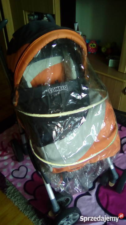 wózek coneco juupi pomarańczowy Zielona Góra sprzedam