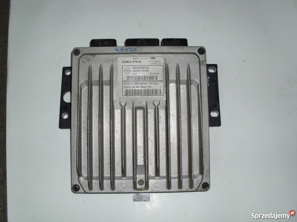 Komputer silnika RENAULT 15DCI 8200399038 IMMO Lubin
