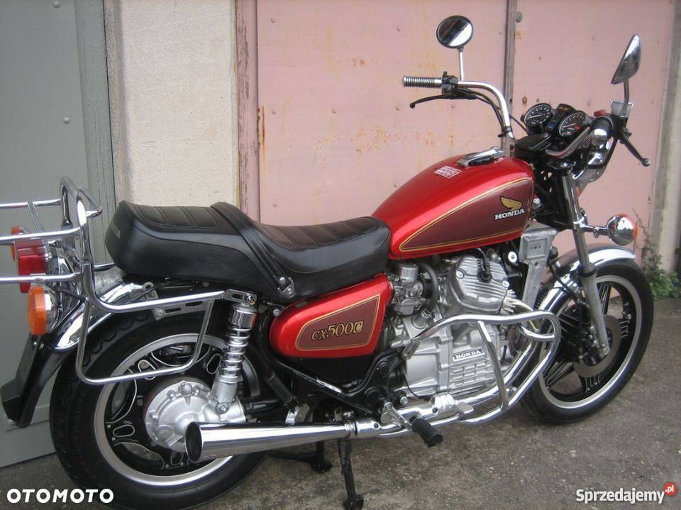 Honda CX 500 C Custom piekny oryginał cb 26000 czerwony Inowrocław