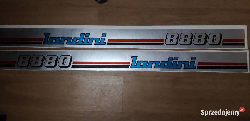 Naklejki na traktor Landini 7550 7880 8880 6550 Wola Wiewiecka