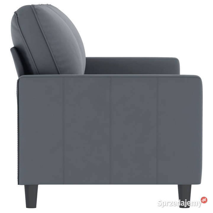 Sofa 2osobowa ciemnoszary 140 tapicerowana mazowieckie Warszawa