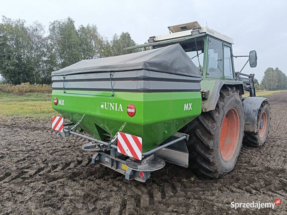 Rozsiewacz nawozów Unia MX 2500 nieuszkodzony Rozsiewacze nawozów Leśniaki sprzedam