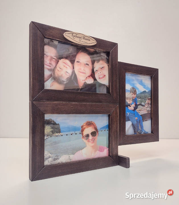 Ramka Na Zdjęcia 10x15 DREWNO Kochanej Mamie Dom i Ogród Opole