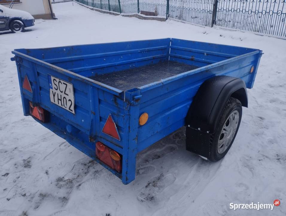 Przyczepka samochodowa zarejestrowana Sławniów