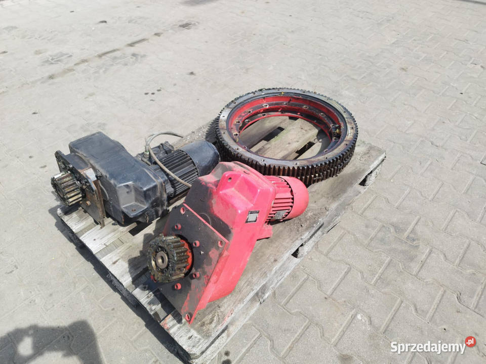 Motoreduktor Nord SK 80 4 BRE z łożyskiem obrotu Strzyżew