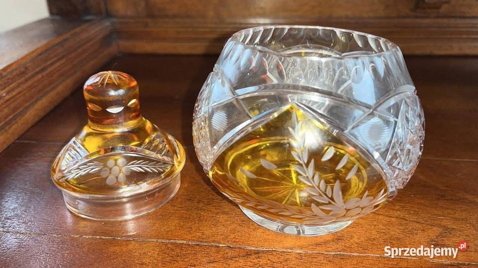 Puzderko kryształ Przezroczysty z miodowymi pomorskie Gdańsk