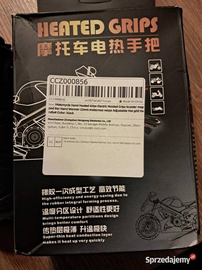 nowe podgrzewane manetki do motocykli i skuterów