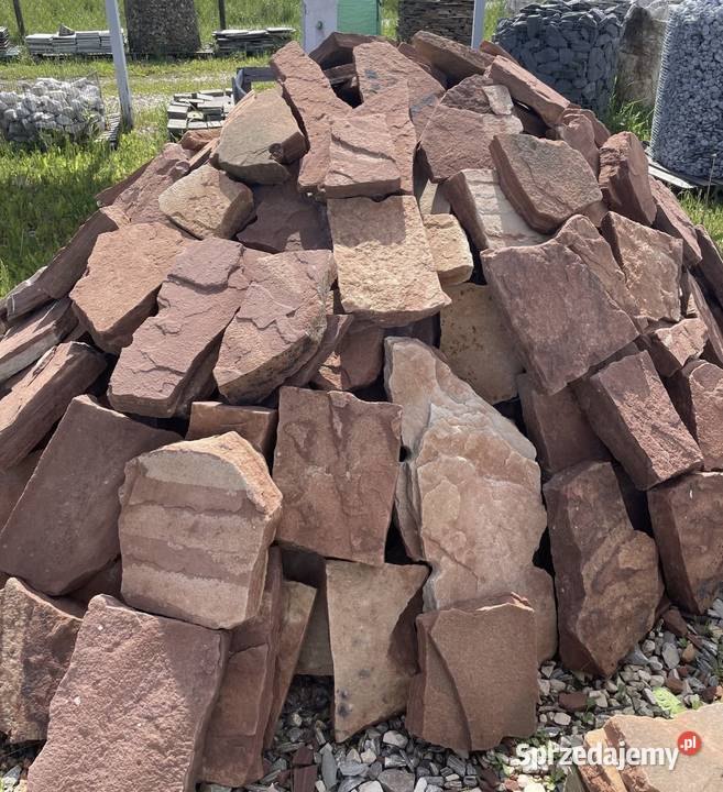 Piaskowiec Czerwony Płyty Ogrodowe Ścieżkowe Warszawa