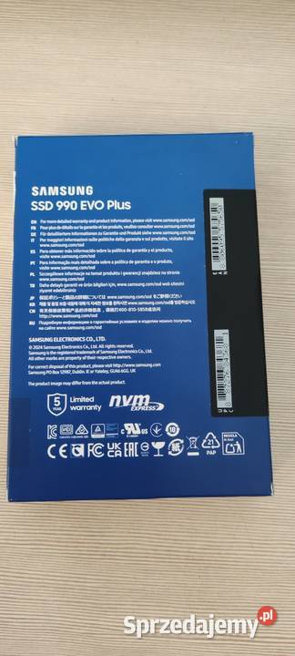 Nowy dysk SAMSUNG 990 EVO Plus 2TB SSD gwarancja