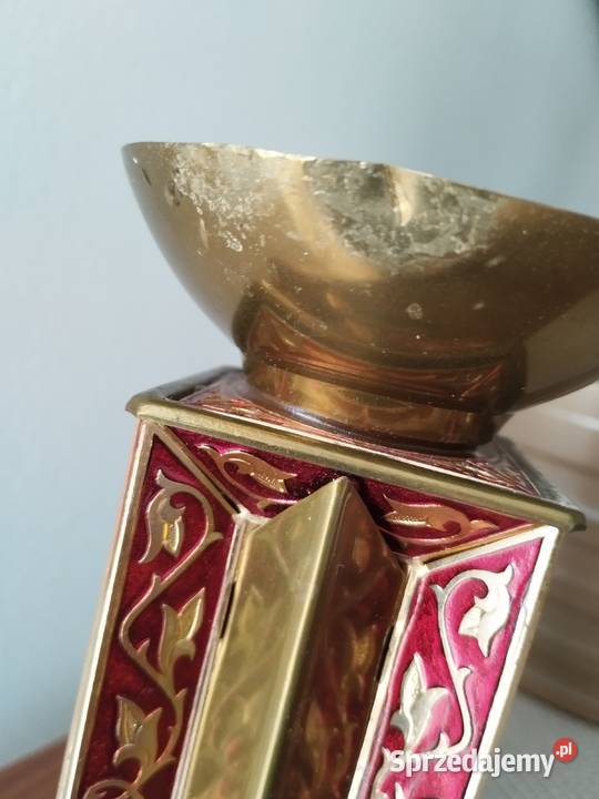 Świecznik ozdobny mosiądz 15