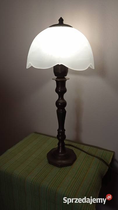 Stara mosiężna lampka nocna Lampy stołowe i nocne kujawsko-pomorskie Włocławek sprzedam