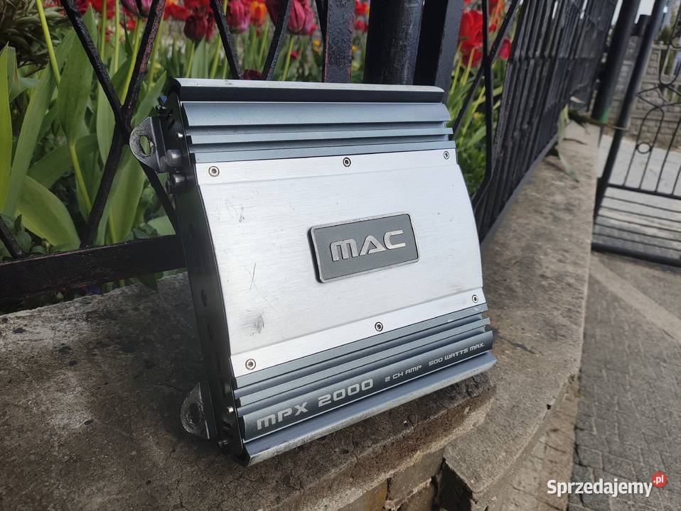 Wzmacniacz samochodowy 2 kanałowy MAC Audio MPX Ilość kanałów 2 Niegowonice
