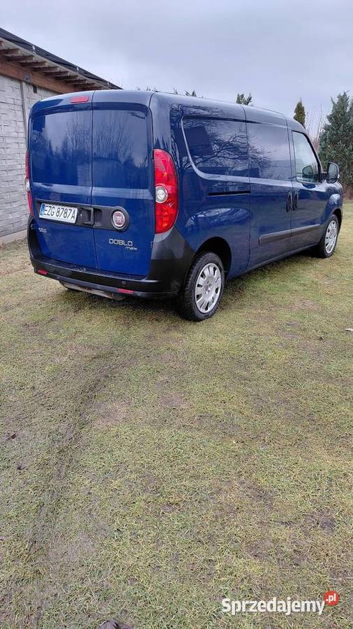 Fiat Doblo maxi 14t lpg 120 2011r CZYTAJ OPIS niebieski łódzkie Zgierz